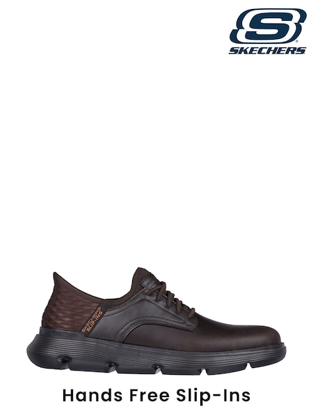 Skechers Brown Garza Gervin Slip In Shoes (316457) | £89