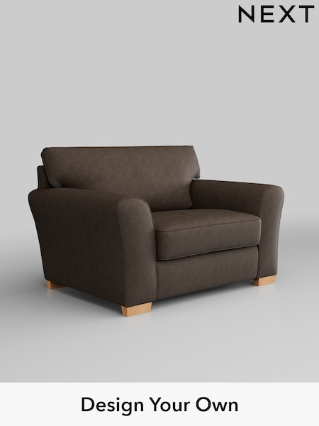 Antiqued Leather/Dark Brown Michigan Leather (316650) | £1,325