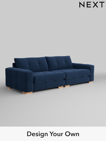 Plush Velvet Easy Clean/Airforce Blue Brooke Deep Sit (317500) | £1,825