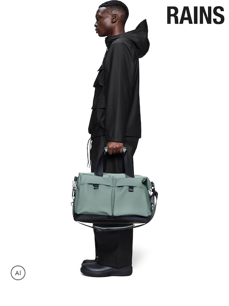 Green - Rains Otaru Weekend Bag Small W3