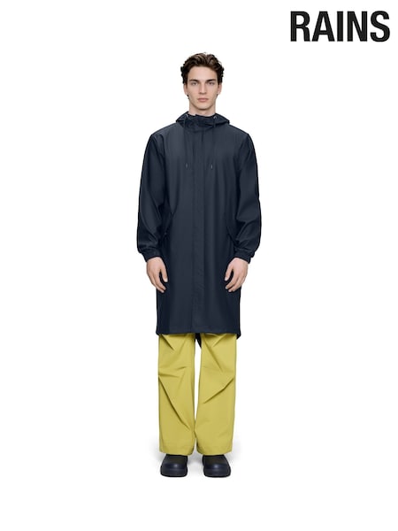 Blue - Regular Rains Fishtail Parka W3