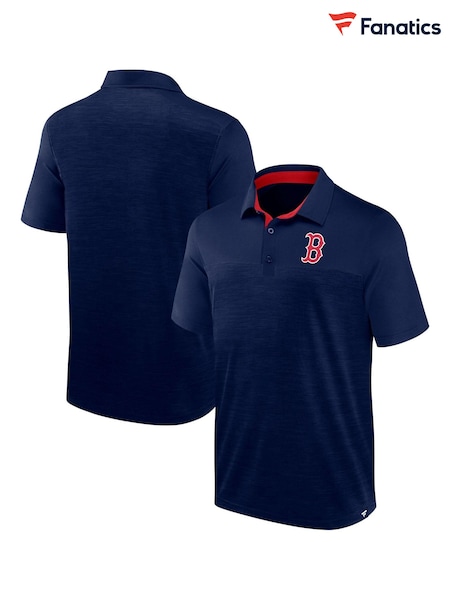 Fanatics Blue Boston Sox Fundamentals Polo Shirt (319371) | £40