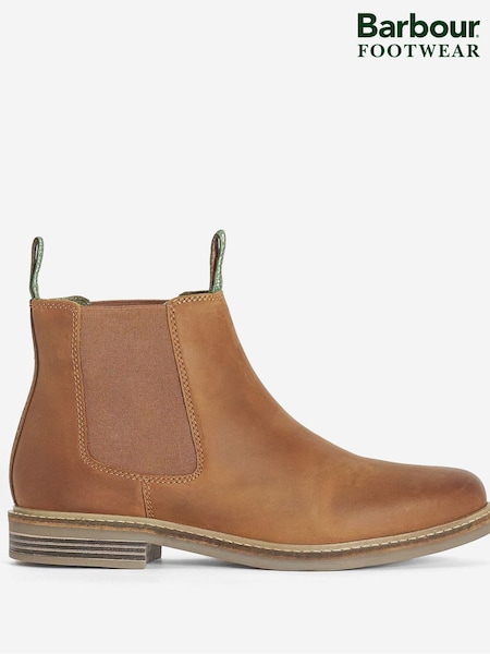 Barbour® Dark Tan Farsley Chelsea Boots (320069) | £129