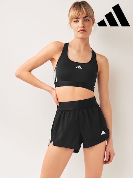 adidas Black Hyperglam Woven Shorts (320270) | £23