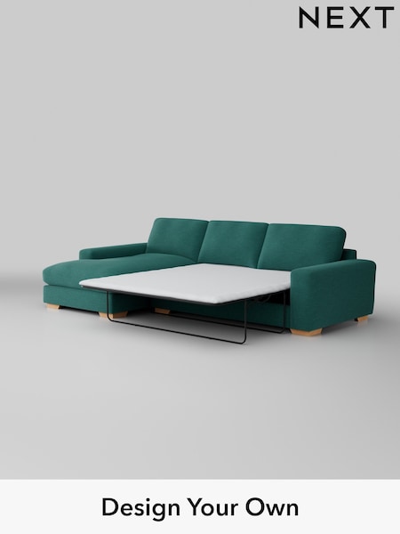Fine Chenille Easy Clean/Dark Juniper Green Houghton Deep Relaxed Sit (320872) | £2,825