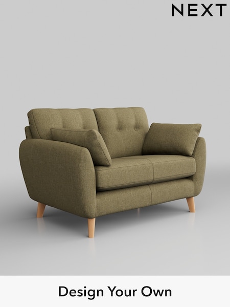 Chunky Weave/Dark Moss Green Wilson Buttoned Back (321845) | £850