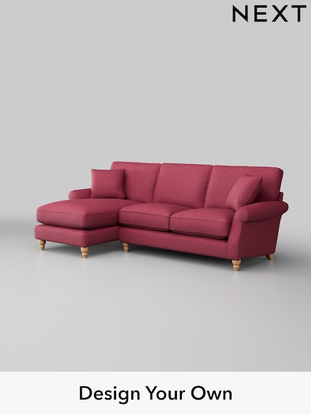 Fine Chenille Easy Clean/Mid Raspberry Pink Ashford Relaxed Sit (325231) | £2,025