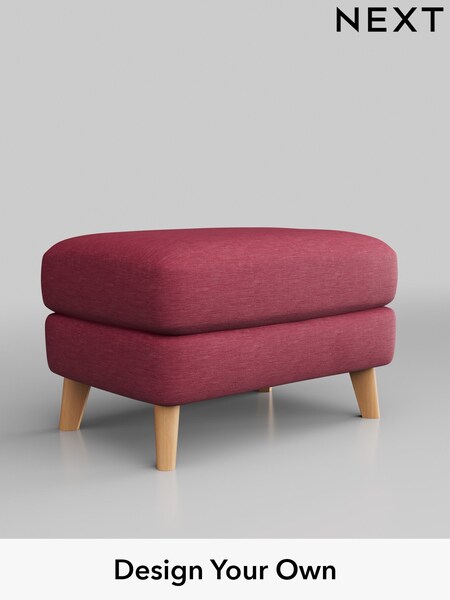 Fine Chenille Easy Clean/Mid Raspberry Pink Conway Relaxed Sit (325667) | £425