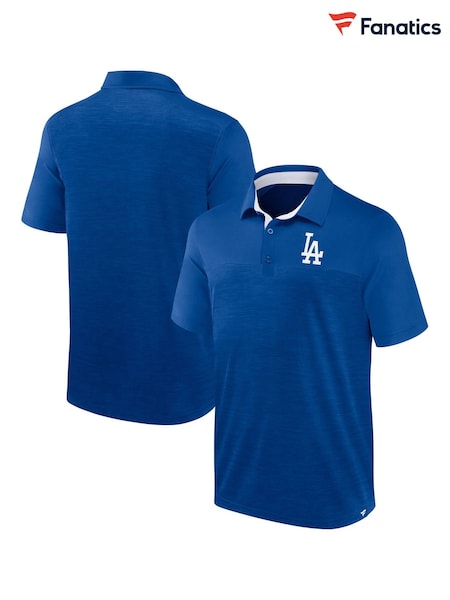 Fanatics Blue Los Angeles Dodgers Fundamentals Polo Shirt (325706) | £40