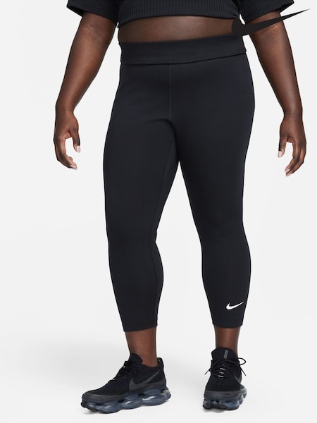 Nike Black Curve High Rise 7/8 Leggings (325709) | £38