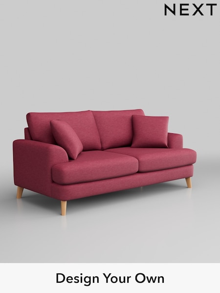 Fine Chenille Easy Clean/Mid Raspberry Pink Parker (325761) | £1,375