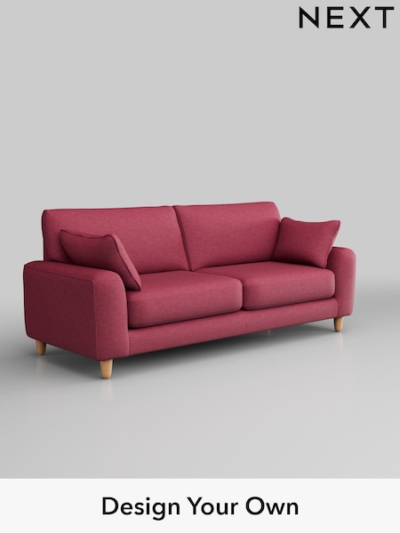 Fine Chenille Easy Clean/Mid Raspberry Pink Campbell (325887) | £1,275