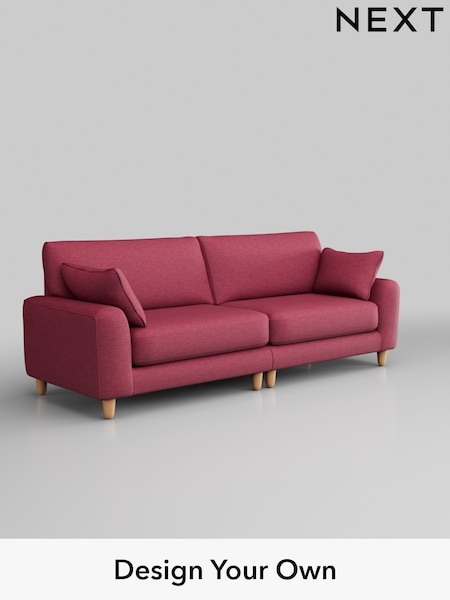 Fine Chenille Easy Clean/Mid Raspberry Pink Campbell (325887) | £1,375