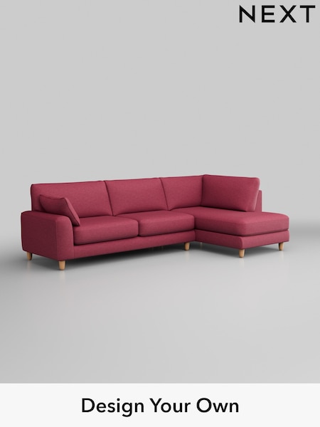 Fine Chenille Easy Clean/Mid Raspberry Pink Campbell (325887) | £1,975