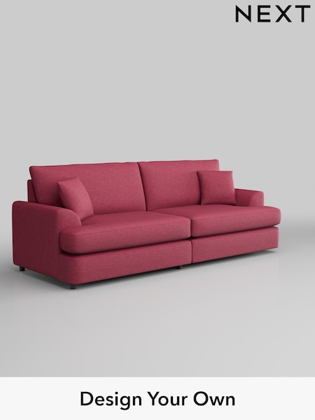 Fine Chenille Easy Clean/Mid Raspberry Pink Parker Platform (325898) | £1,475