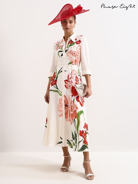 Cream - Phase Eight Anabella Shirt Dress