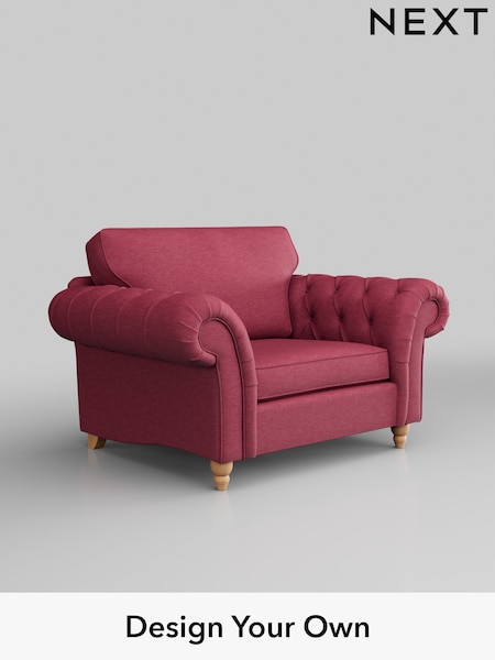 Fine Chenille Easy Clean/Mid Raspberry Pink Gosford Highback Ii Deep Sit (327370) | £1,175