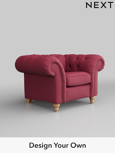 Fine Chenille Easy Clean/Mid Raspberry Pink Gosford Ii Deep Sit (327431) | £1,075
