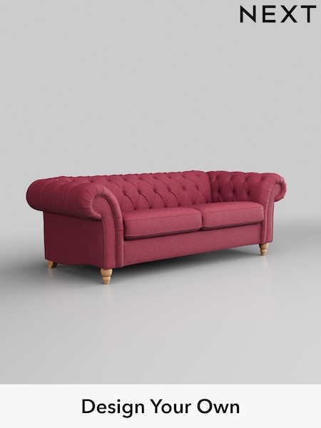 Fine Chenille Easy Clean/Mid Raspberry Pink Gosford Ii Deep Sit (327431) | £1,625