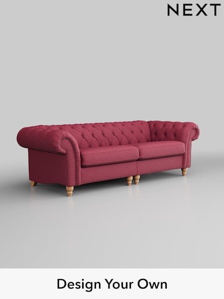 Fine Chenille Easy Clean/Mid Raspberry Pink Gosford Ii Deep Sit (327431) | £1,725