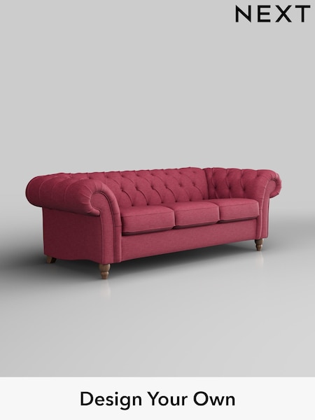 Fine Chenille Easy Clean/Mid Raspberry Pink Gosford Ii Deep Sit (327431) | £1,625