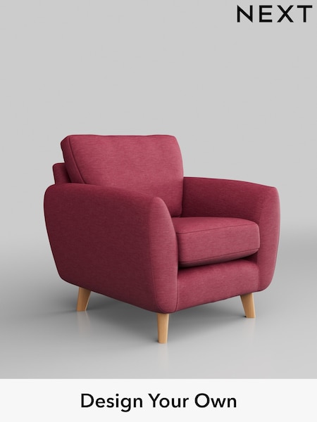 Fine Chenille Easy Clean/Mid Raspberry Pink Wilson (327469) | £550
