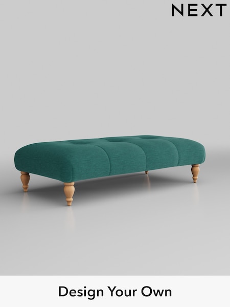 Fine Chenille Easy Clean/Dark Juniper Green Erin Buttoned Back Deep Sit (327951) | £499