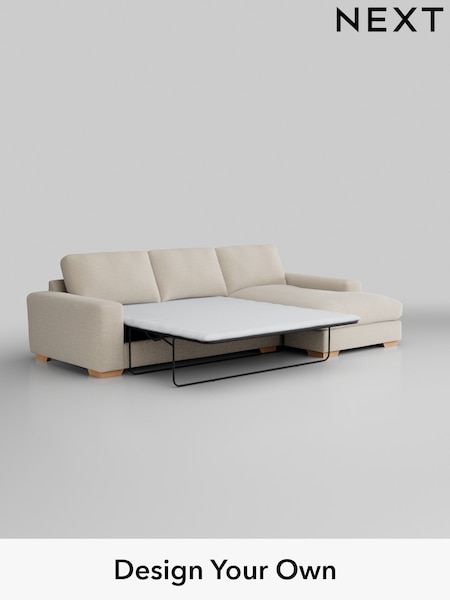 Fine Chenille Easy Clean/Oyster Houghton Deep Relaxed Sit (329471) | £2,825
