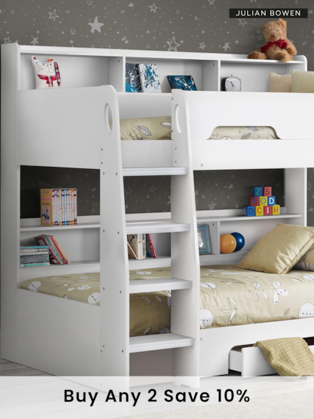 Julian Bowen White Kids Bunk Bed (329592) | £590