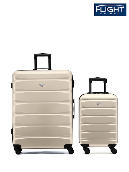 Set Of 2 Large Check-In & Small Carry-On Hardcase Travel Suitcase (329858) | £110