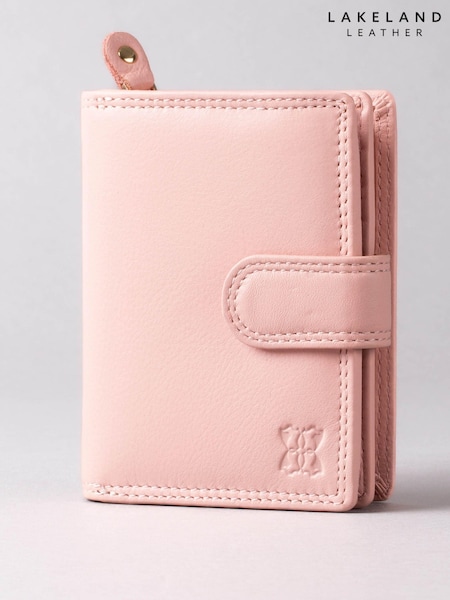 Lakeland Leather Pink Small Tab Purse (330334) | £25