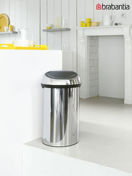 Brabantia Brilliant Steel 60L Touch Bin (331077) | £149