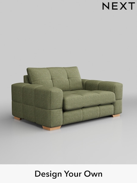 Chunky Boucle Easy Clean/Mid Green Brooke Deep Sit (333701) | £1,525