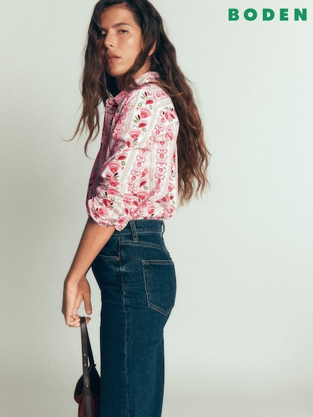Pink Petal - Boden New Sienna Cotton Shirt