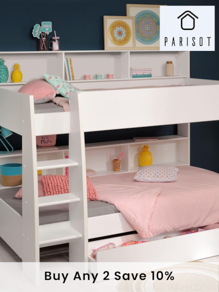 Parisot White Kids Bunk Bed (336433) | £500