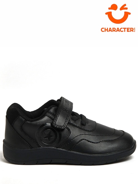Character Black Avengers Boys School Shoes (337268) | £28