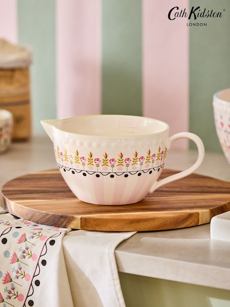 Cath Kidston Cream Painted Table Ceramic Batter Jug (337407) | £25