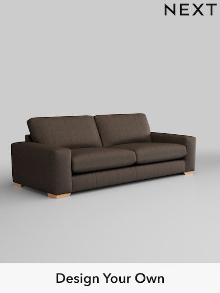 Antiqued Leather/Dark Brown Houghton Leather Deep Sit (337905) | £2,275