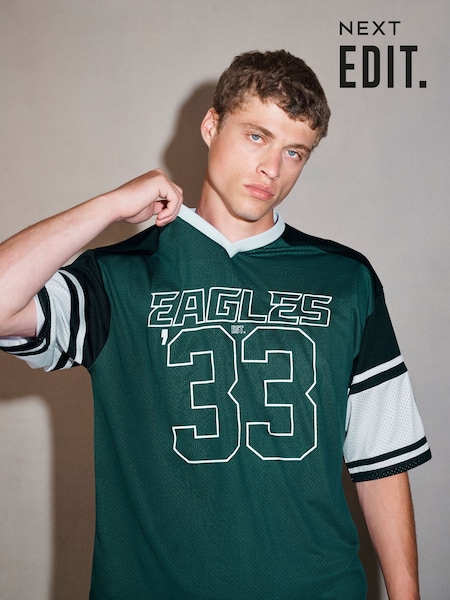 Green - Regular Edit Nfl American Football Jersey