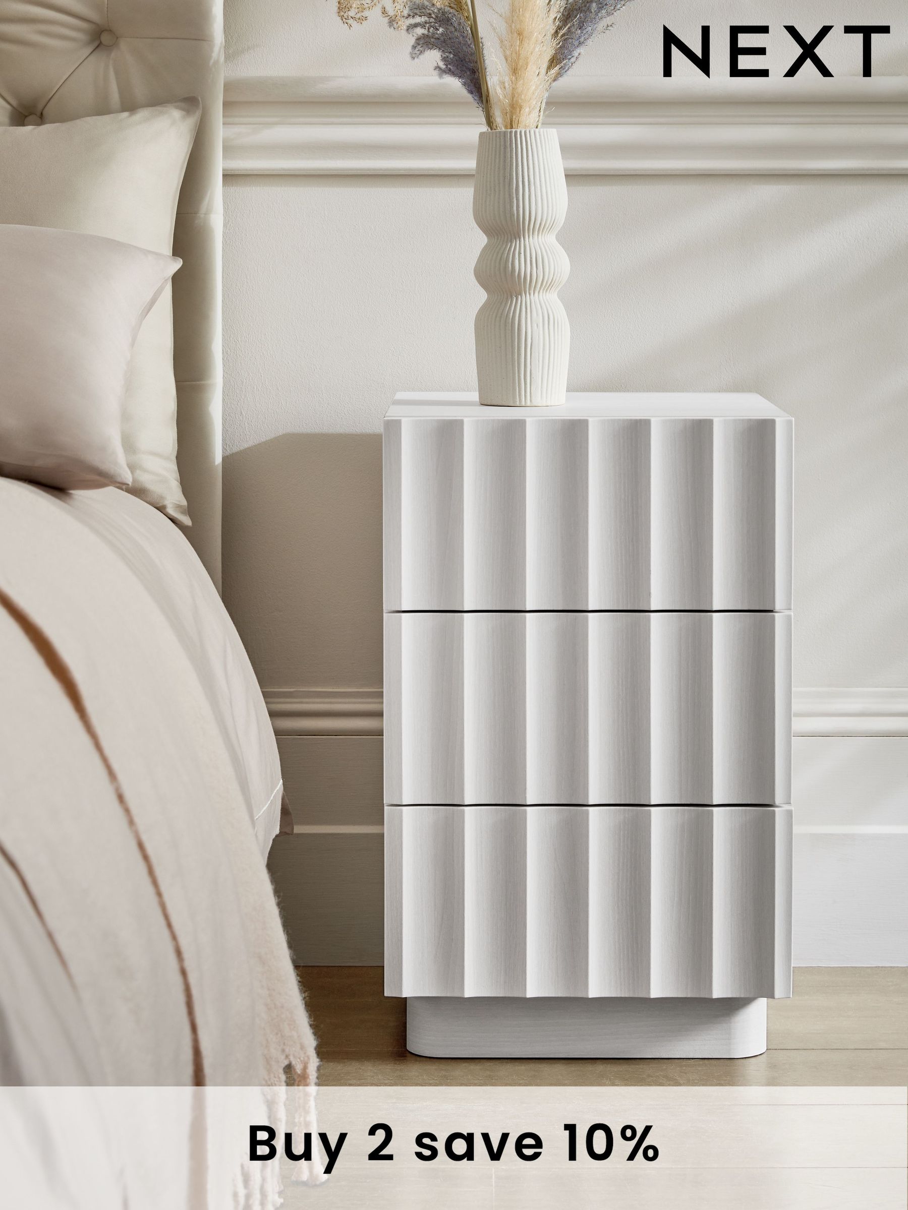 Buy Bedside Tables White Homeware Bedroom Online Next UK