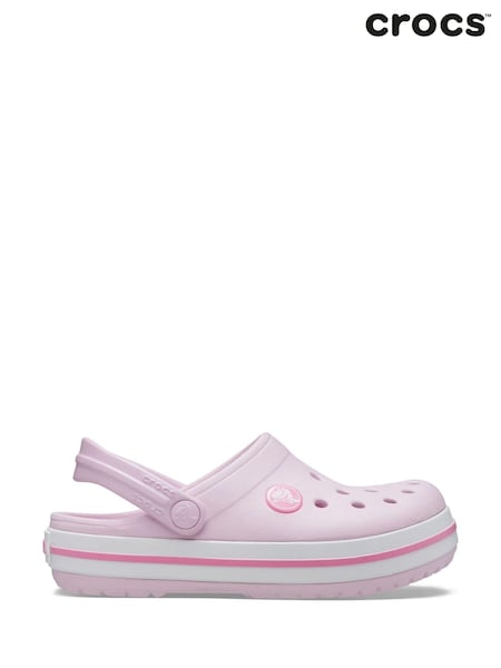 Crocs Pink Crocband Toddler Clogs (341052) | £40