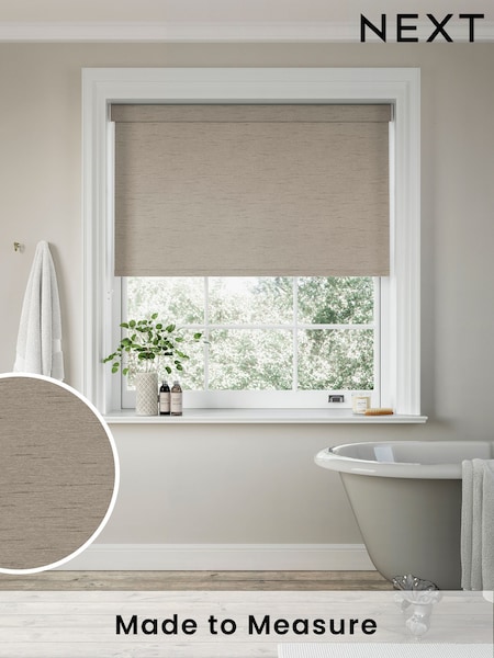 Natural Chestnut Solar Made to Measure Blackout Roller Blind (341998) | £73