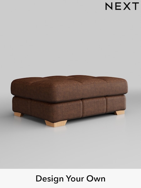 Monza Faux Leather Easy Clean/Chestnut Brown Brooke Deep Sit (342168) | £599