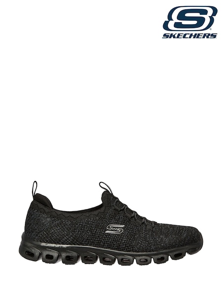 Skechers Black Glide Step Grand Flash Shoes (342334) | £74