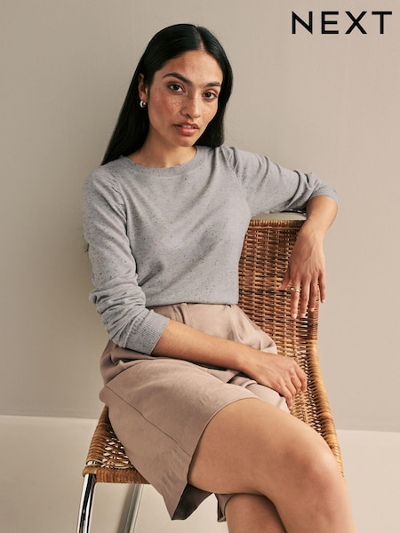 Grey Crew Neck Long Sleeve Jumper (344421) | £16