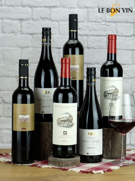 Le Bon Vin Good Old World Red Wine Mixed Half Case 75cl (345116) | £74