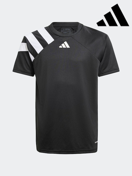 adidas Black Fortore 23 Jersey (345129) | £18