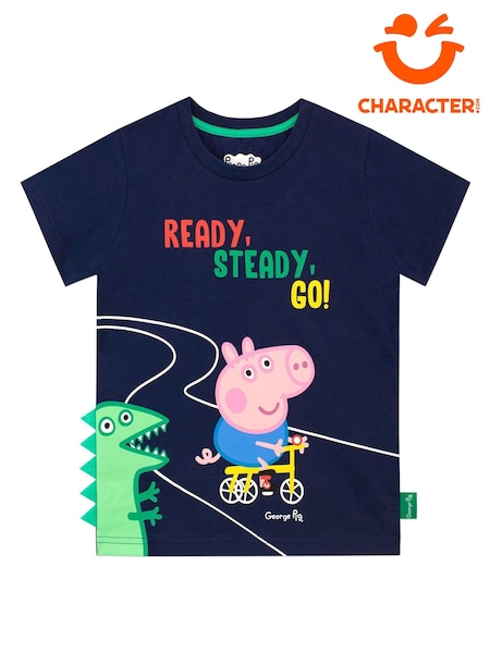 Character Navy George 100% Cotton T-Shirt (345525) | £13