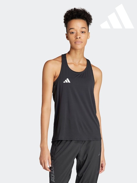 adidas Black Adizero Tank Vest (346227) | £23