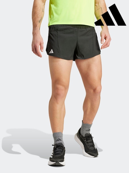 adidas Black Adizero Essentials Running Split Shorts (346701) | £25